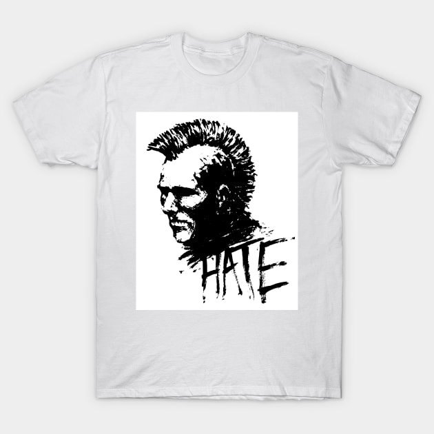 Hate T-Shirt by StefanoArtibani